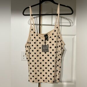 Ashley Graham Polka Dot Camisole